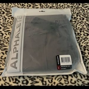 Alphalete Brand New Jogger in Iron Ore Color Size L